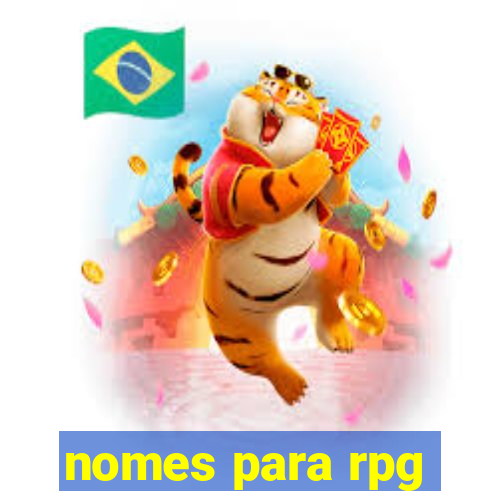 nomes para rpg